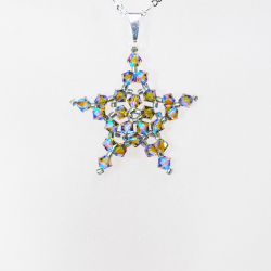 Pendant 30cm - Crater-Silver Chain - Pendant 30cm - Laiton argenté